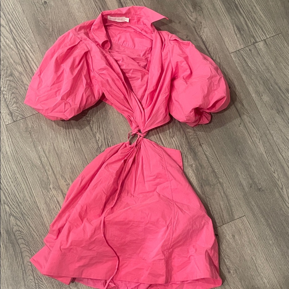 Jonathan Simkhai Pink Mini Dress